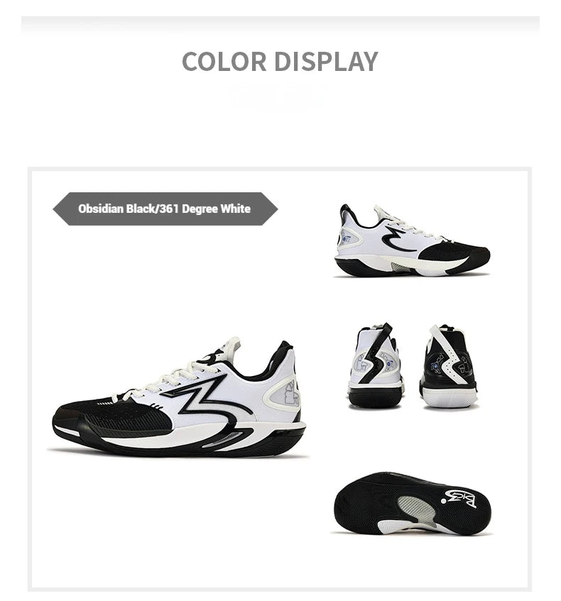 BIG3 6.0 Pro Men Basketball Shoes Carbon Plate Breathable Flexible Training Shock-Absorbing Male Sneakers 672521106