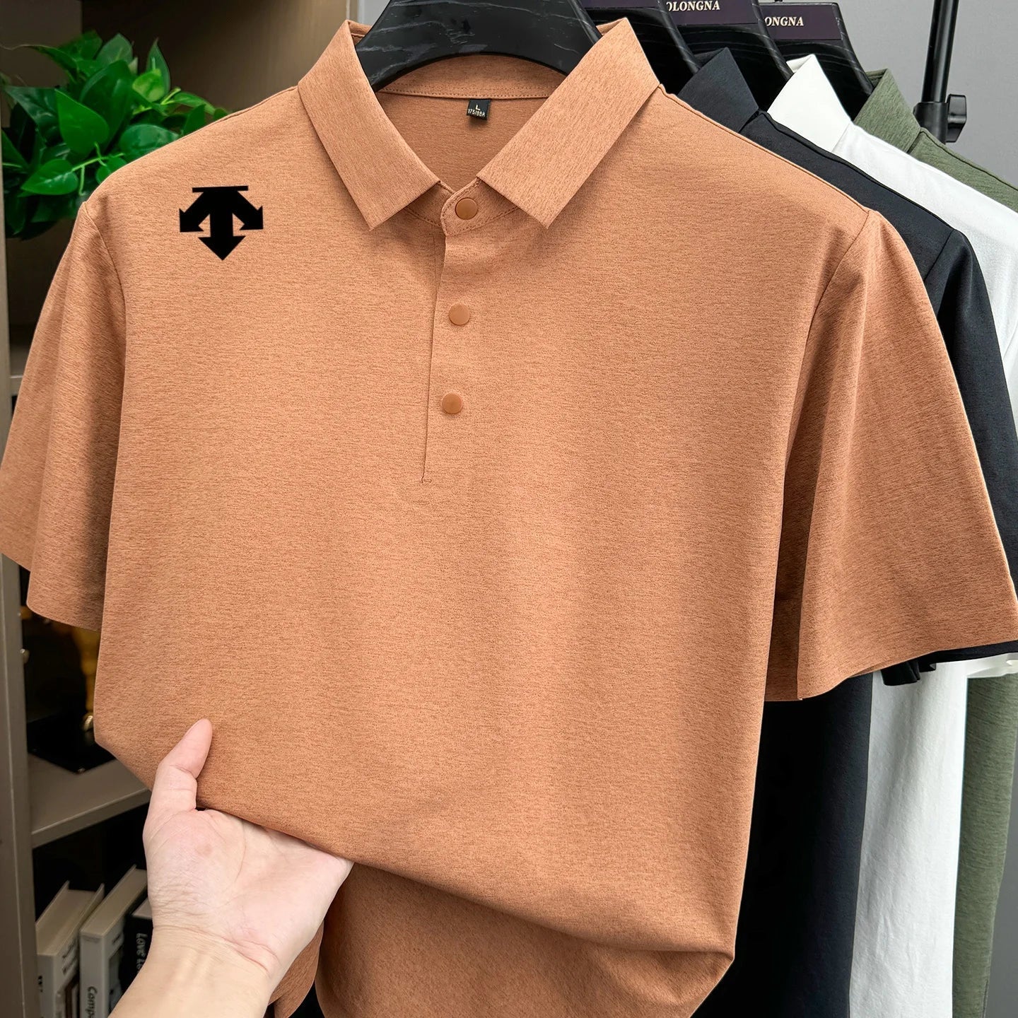 Designer's summer new men short sleeve business casual comfortable sports polo shirt exquisite brand best-selling embroidery top