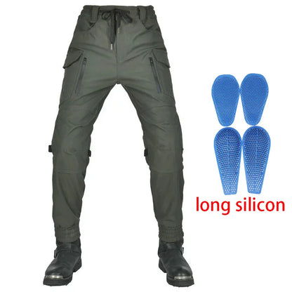Motorcycle Riding Jeans Pants Waterproof reflective Soft Casual Inset Gear Wear-resistant Protective Layer On Hips And Knees