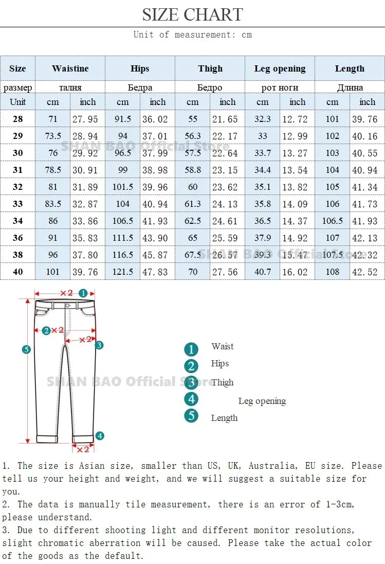 Winter Fleecy Thickened Warm Jeans Vintage Brand Classic Retro Youth Fashion Men Fit Straight Leg Casual Stretch Denim Pants