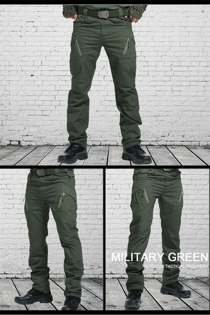 Tactical Cargo Pants Men Outdoor Waterproof SWAT Combat Military Camouflage Trousers Casual Multi Pocket Male Work Joggers