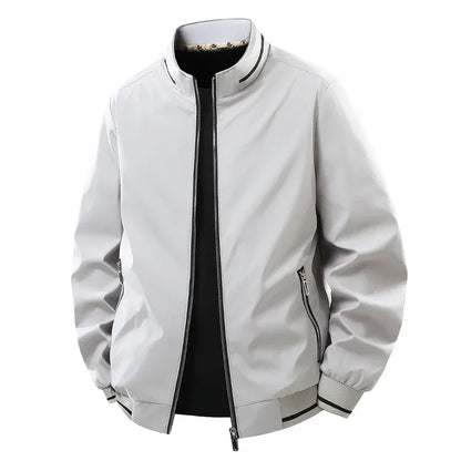 8XL Jacket Men Plus Size Autumn Casual Loose Coats Business Formal Jackets Spring Big Size Windbreaker Solid Outwear 6XL 7XL