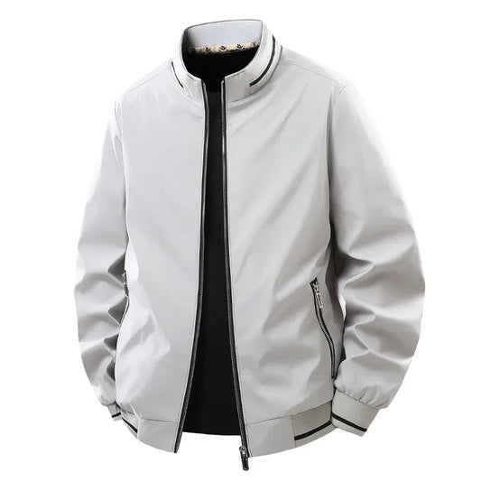 8XL Jacket Men Plus Size Autumn Casual Loose Coats Business Formal Jackets Spring Big Size Windbreaker Solid Outwear 6XL 7XL