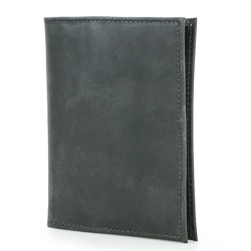 Genuine Cow Leather Passport Holder Travel Wallet with Case Pocket Card Holder RFID Blocking Passport Cover  card wallet
