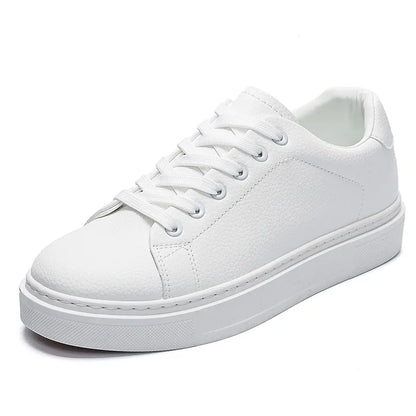 New Fashionable Personalized Men's Casual Board Shoes Versatile Flat White Shoes Men's Flat Shoes