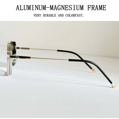 2025 Square Sunglasses Women Trendy Vintage Steampunk Sunglass Men Luxe Fashion Glasses Gafas De Sol Hombre Lunette Soleil Femme