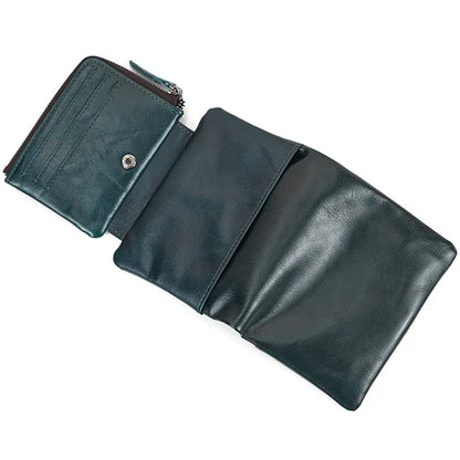 Portefeuille de luxe de marque de créateur pour homme, porte-cartes en cuir véritable souple, petit porte-monnaie pour pièces de monnaie et cartes de crédit, portefeuilles masculins à glisser dans les poches.