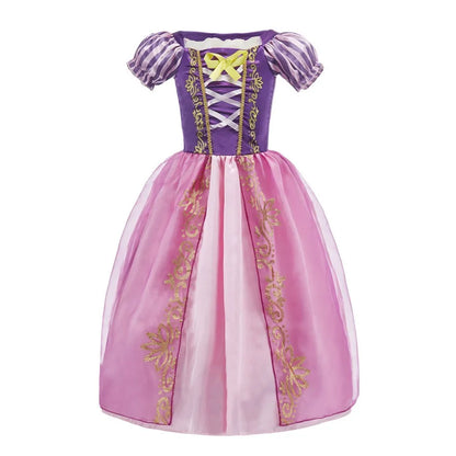 Kids Encanto Mirabel Isabela Dolores Costume Girls Elsa Belle Rapunzel Mermaid Carnival Cosplay Dress Children Princess Clothes