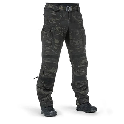 P40 Waterproof Tactical Cargo Pants Men Resistant Multiple Pockets Combat Training Trousers Outdoor Camouflage Paintball Pants