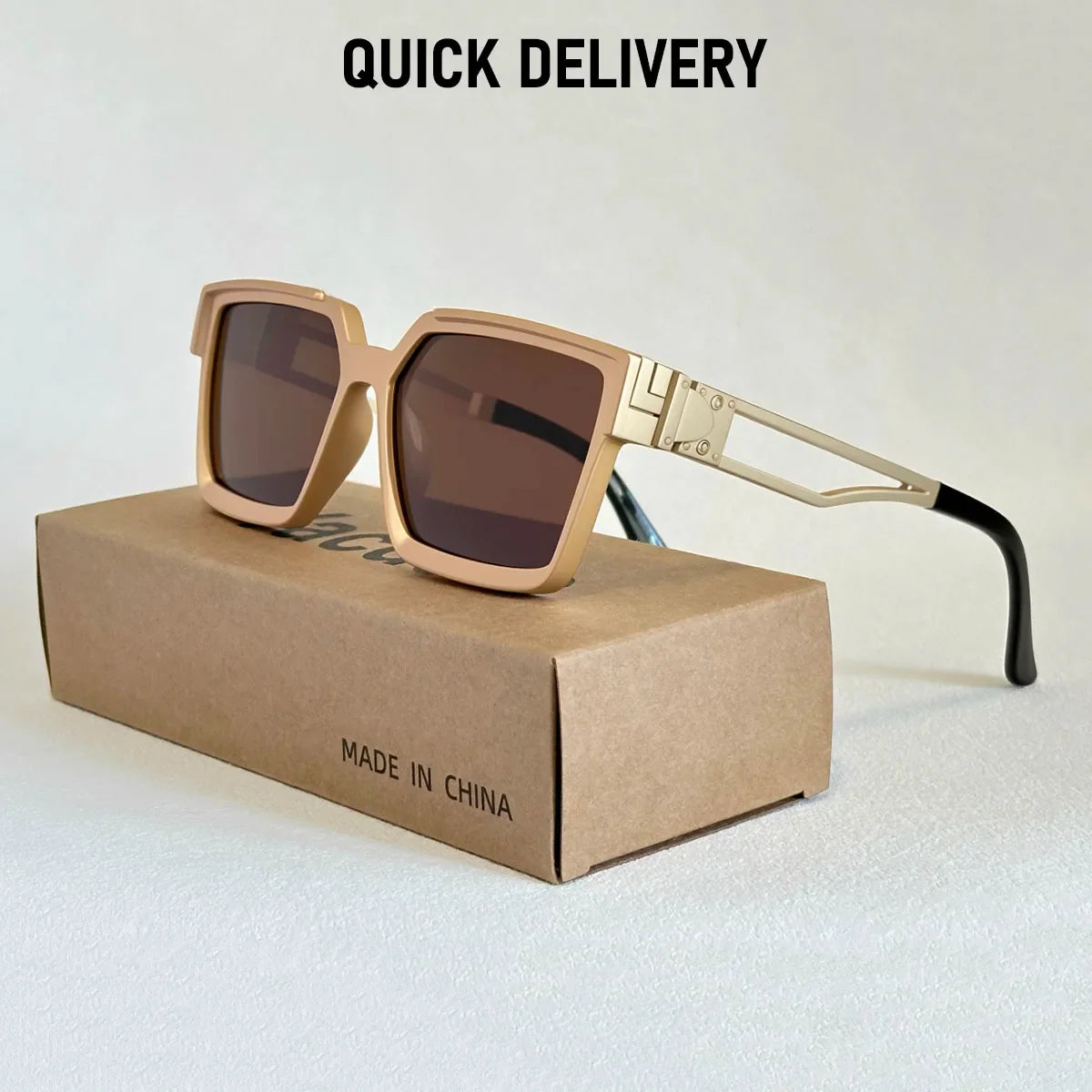 Millionaire Square Sunglasses Women 2026 UV400 Protection Sunglass Men Luxury Brand Design Fashion Glasses Gafas De Sol Hombre