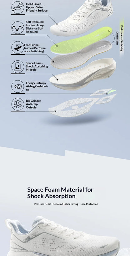 Marathon Professional Running Shoes With Carbon Plate Shock Absorption And Anti-Slip Men's Sports Shoes 25686
