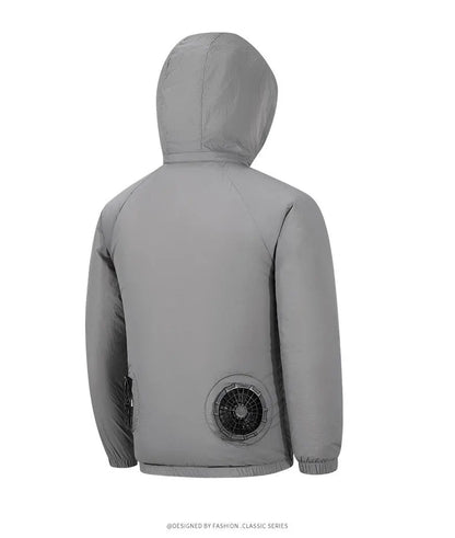 Portable Air Conditioner Jacket USB Fan Cooling Coat Outdoor Work Construction Fishing Hunting Lightweight Sun protection Jacket