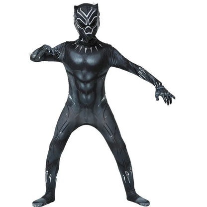 Anime Black Panther And Wizard of Oz Cute Lion Cosplay Costume Bodysuits Children For Men Boys Halloween Superhero Jumpsuits