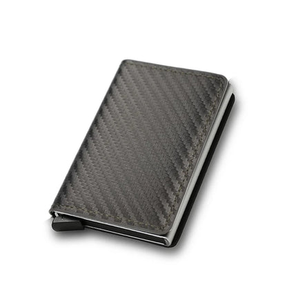 Porte-carte de crédit antivol RFID, portefeuille fin et intelligent pour hommes et femmes, étui porte-carte bancaire, pochette à monnaie, porte-cartes de crédit
