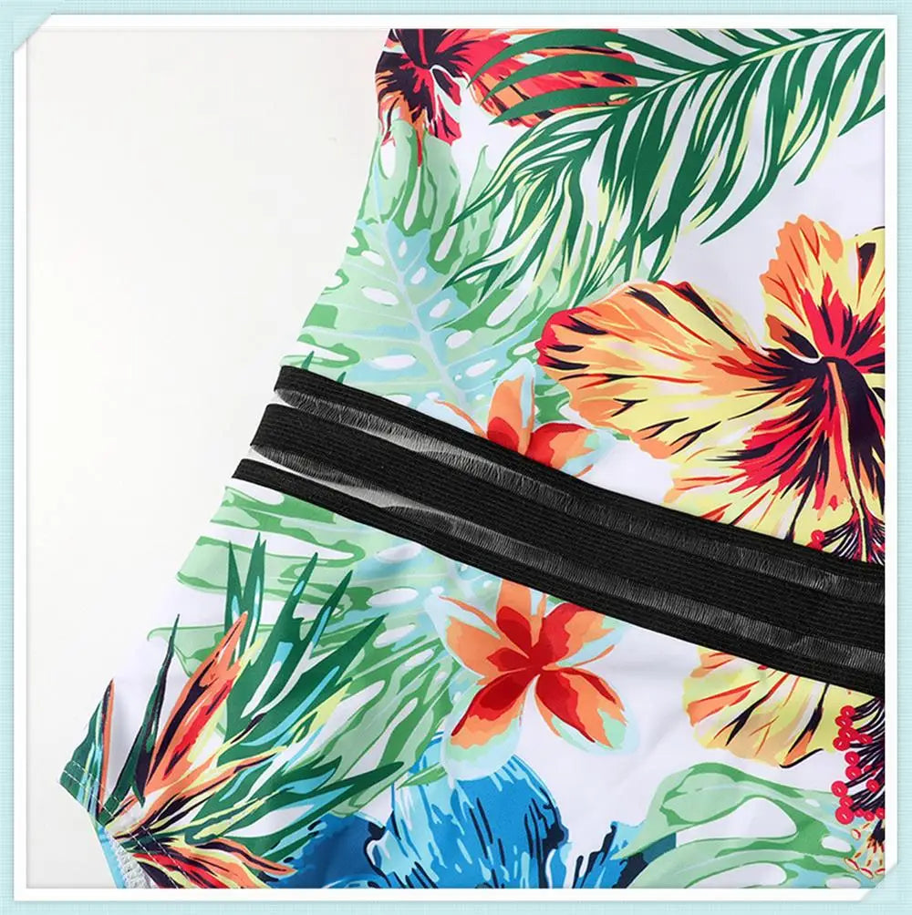 Solid Mesh Tape Swimsuit 2026 One Piece Sexy High Neck Swimwear Women Cross Front Bathing Suit Female Padded Beachwear Bodysuit