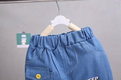 0-5Years New Baby Boys Girls Summer Clothes Sets Kids Cartoon Cotton T Shirt Shorts 2pcs/sets Children Clothing Tracksuits Set