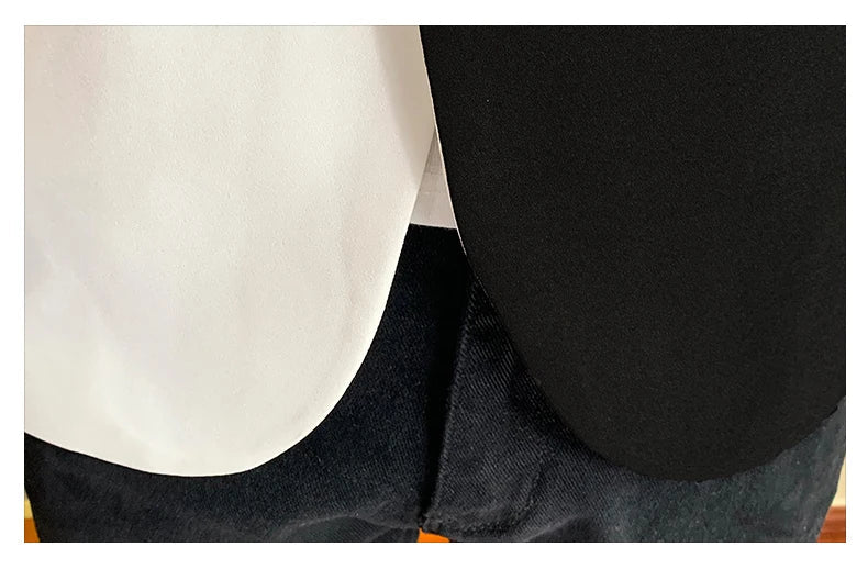 2022 Spring New Gradient Color Suit Jacket Men's Streetwear Korean Slim Fit Casual Blazer Wedding Business Clothing Suit Coats
