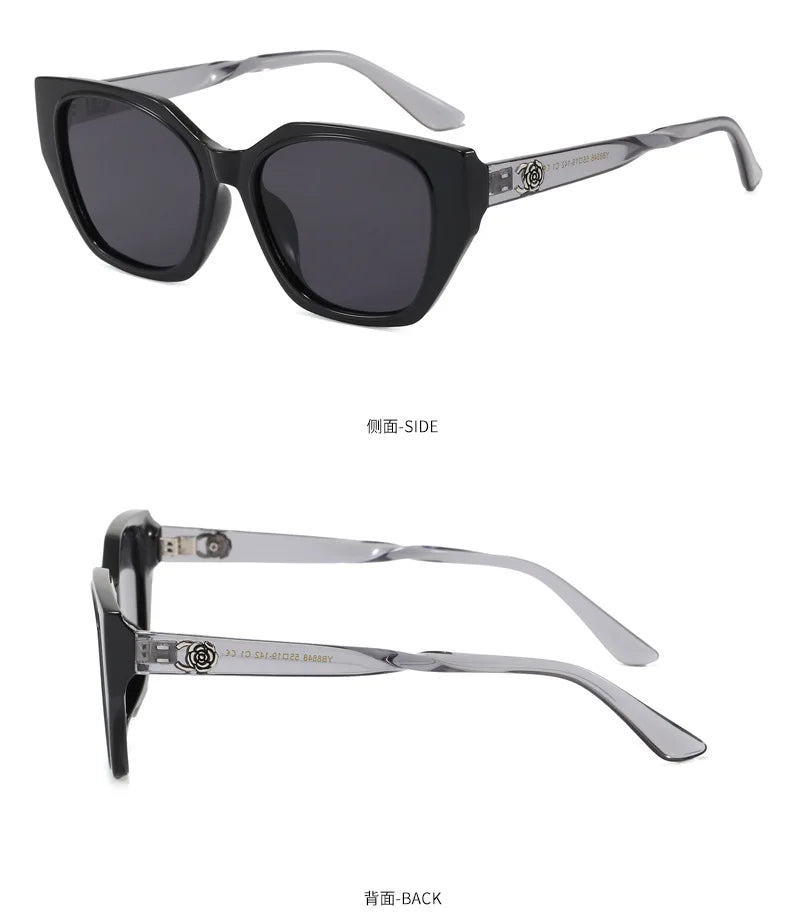 Women's Cat Eye Sunglasses for Women UV400 Gradient Lenses Casual Streetwear Shades Ladies Sun Glasses Lentes De Sol Mujer