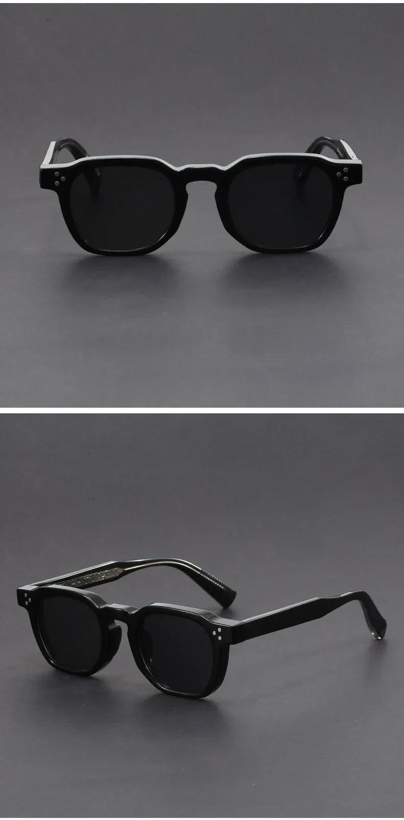 New Fashion Personalized Simple Geometric Design Polarized Sunglasses UV Protection Customizable Prescription  1045