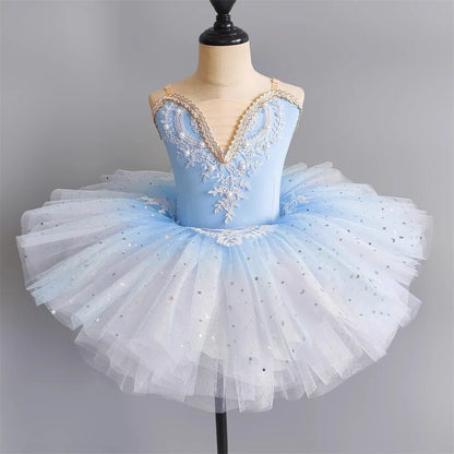 Summer Ballet Dress Girl Dance Costumes Ballet Leotards Casual Kids Dresses Tutu Ballerine Girls Clothes Vestidos Children's Day