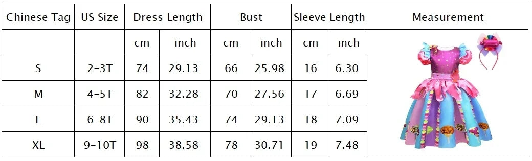 2025 Purim Festival Suspender Rainbow Dress For Girl Candy Lollipop Costume Party Gift Candy Dress + Lollipop Accessories Suit