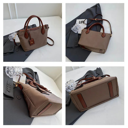 Fashion Casual Women'S Tote Bag Waterproof Nylon Shoulder Bag Commuting Handbag Crossbody Bag Large Capacity Women'S Bag