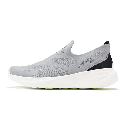 Men's SOFT GO 2 KNIT Slip-on Casual Walking Shoes Cushion Comfy Stable LiNing Mesh Jogging Daily Sports Sneakers AGLV017