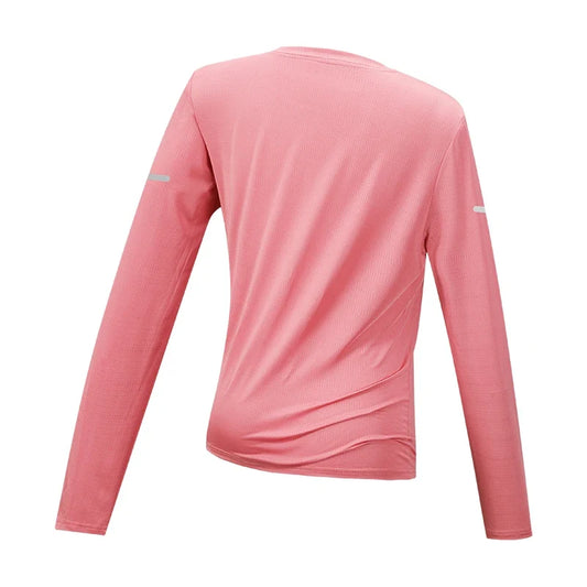 Women's Hiking Quick Drying T-shirts Breathable Camping Running Fishing Soft Elasticity Long Sleeve Tees Summer Autumn