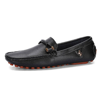 Summer Mens Fashion High Quality Outdoor Casual Leather Shoes Comfortable Breathable Classic 2024 New Slip on Men's Shoes