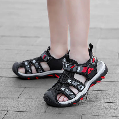 Children's Anti-Slip Summer Sandals for Boys Outdoor Anti-Collision Casual Walking Shoe Soft Bottom Breathable Kids Beach Sandal