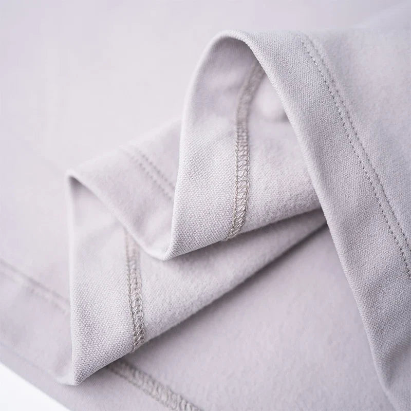 Autumn/Winter Men's High Quality Outdoor Sports Clothing Stand Collar With a Bottom Shirt Running Fitness Long Sleeve T-Shirt