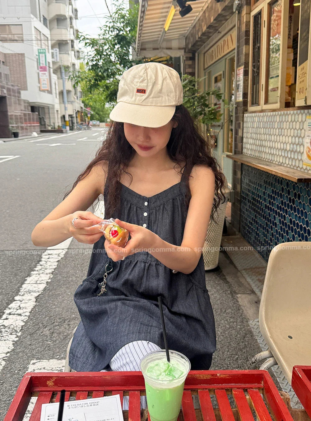 Korean Sle ort Denim Overalls Women's Faionable Summer Dr Vest Dr No Brand Commute Sle 00% Other Material
