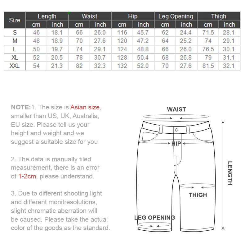 Vintage Cool-Touch Denim Shorts Men's Summer Lightweight Straight Leg Elastic Waist Jeans Shorts Breathable Casual Bottom