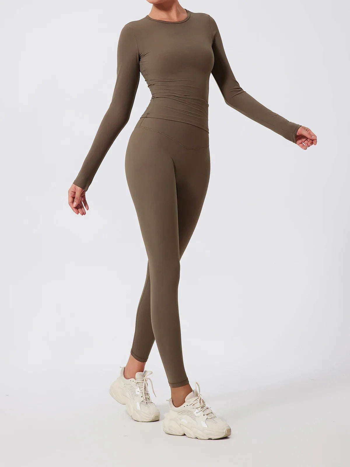 2Pcs Sets Gym Clothes Sports Outfit Suit Women Outdoors Workout Tights Set Yoga Wear Female Running Training T-Shirt