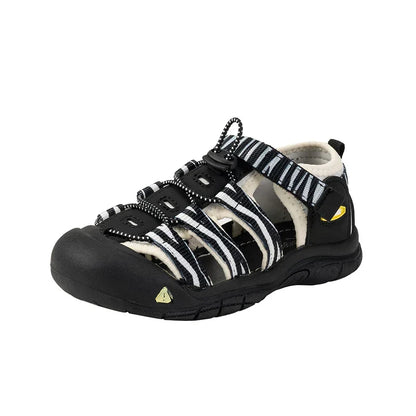 Boys Girls Casual Toes Capped Shoes Soft Sole Kids Sport Sandals Non-slip Children Summer Beach Shoes Classic Pull Rope 2025 New