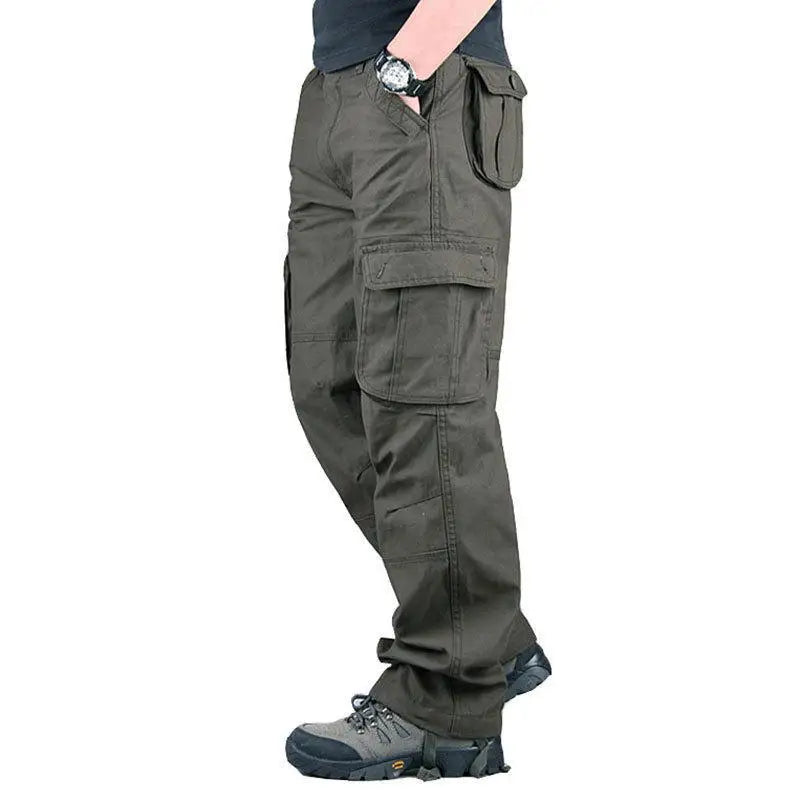 2025 Tactical Cargo Pants Men Cotton Overalls Outdoor Work Trousers Big Size Hombre Clothing Camo Hiking Pants Multiple pockets