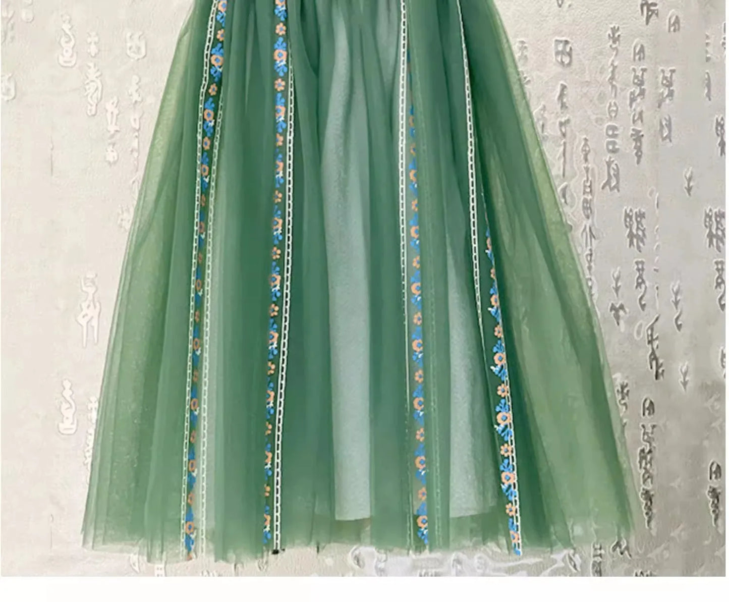 Girls' Summer Anna Frozen Baby Dress Child Green Dress Up Halloween Costume for Kids Princess Party Cosplay Dresses 2 to 8 Years