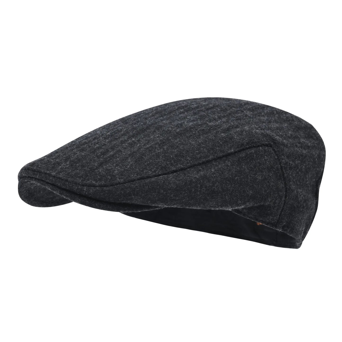 Men's Herringbone Flat Ivy Newsboy Hat Wool Blend Gatsby Cabbie Cap