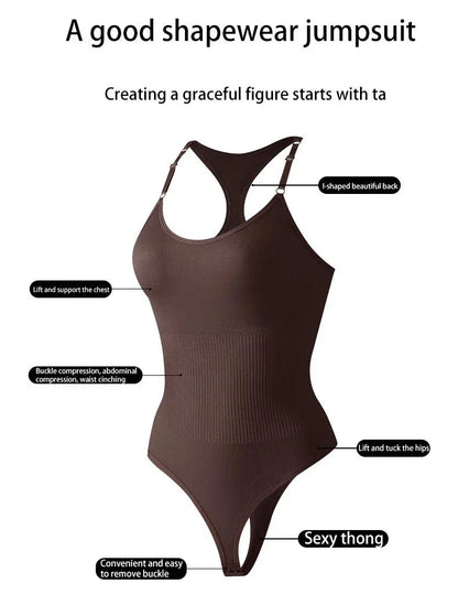 Seamless Shapewear Bodysuit Women Fajas Colombianas Full Body Shaper Thong Soft Tummy Control Butt Lifter Slimming Underwear
