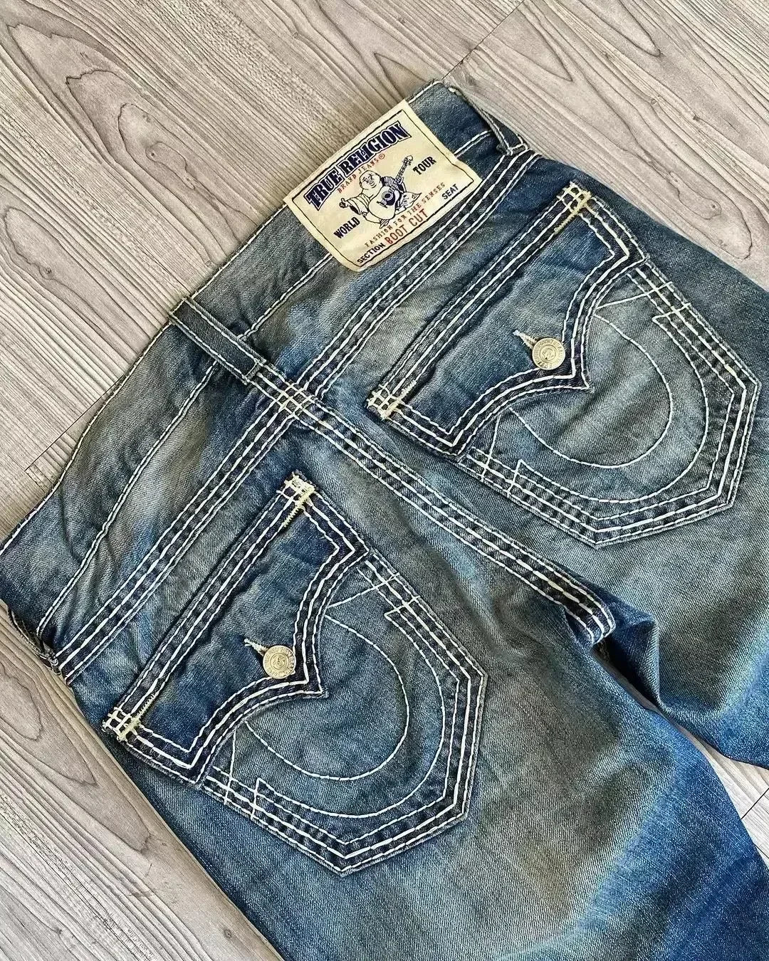 Southpole Baggy Jeans Mens Hip-Hop Multiple Pockets Overalls Retro Embroidery Harajuku Street Wear Oversized Printed Denim Pants