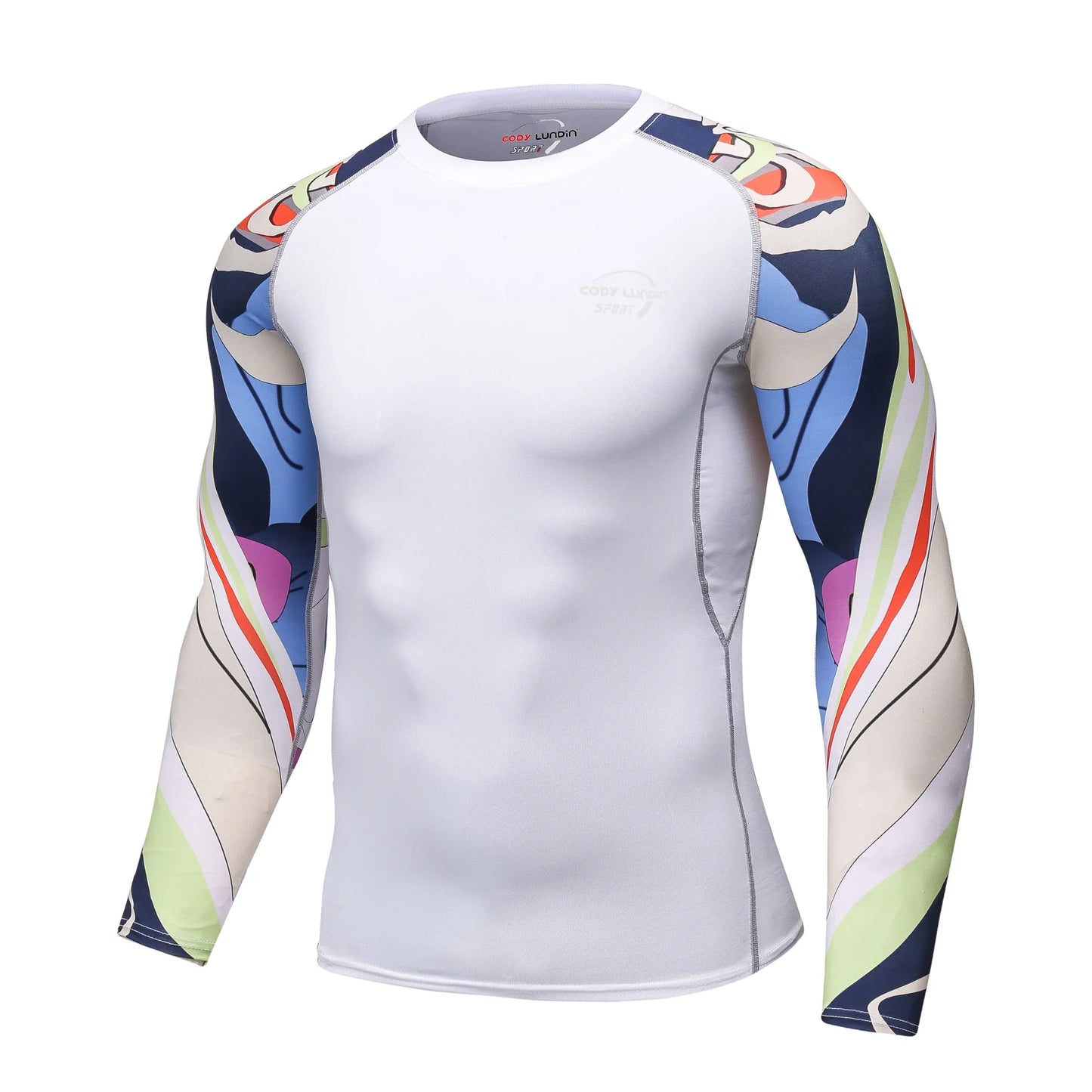 Cody Lundin Men Long Sleeve Compression Athletic Workout Shirt Water Sports UPF 50+ Rash Guard High Quality Jiu Jitsu Gi BJJ Top