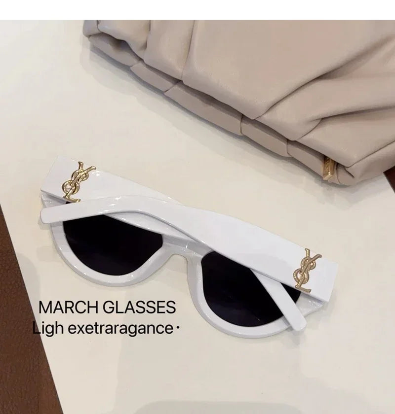 2025 New Fashion Women Sunglasses Luxury Retro Sun Glasses Cat Eye Eyewears Men Gafas De Sol Hombre Oculos De Sol Masculino
