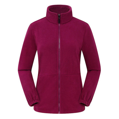 Winter Polar Fleece Jackets Women Windproof Thermal Soft Shell Jacket Outdoor Hiking Camping Skiing Climbing Warm Coat