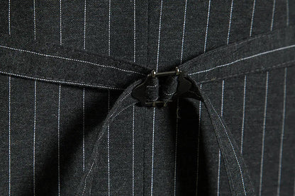 Men's Suit Vest Striped Single Breasted Waistcoat Stylish Mail Suit Retro Vest Wedding Business Banquet Daily Groomsman Uniform