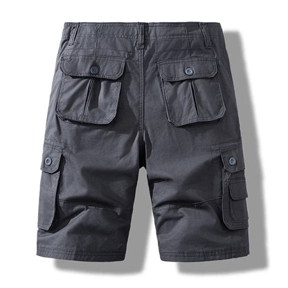 Men's Short Pants Cotton Cargo Shorts Tactical Breeches Casual Sports Man Hiking Fishing Streetwear