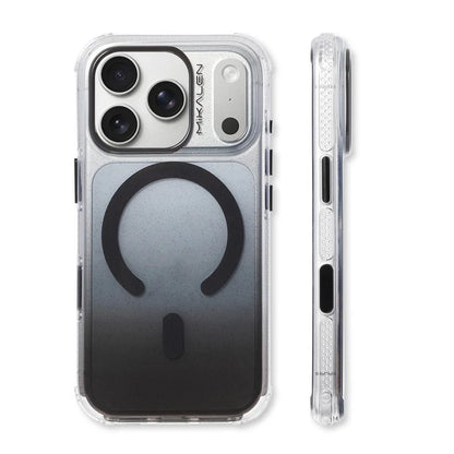 Bling Glitter Clear Gradient Color Magnetic Case For iPhone 17 17Pro 17Pro Max Original Touch Camera Button Cover for Magsafe