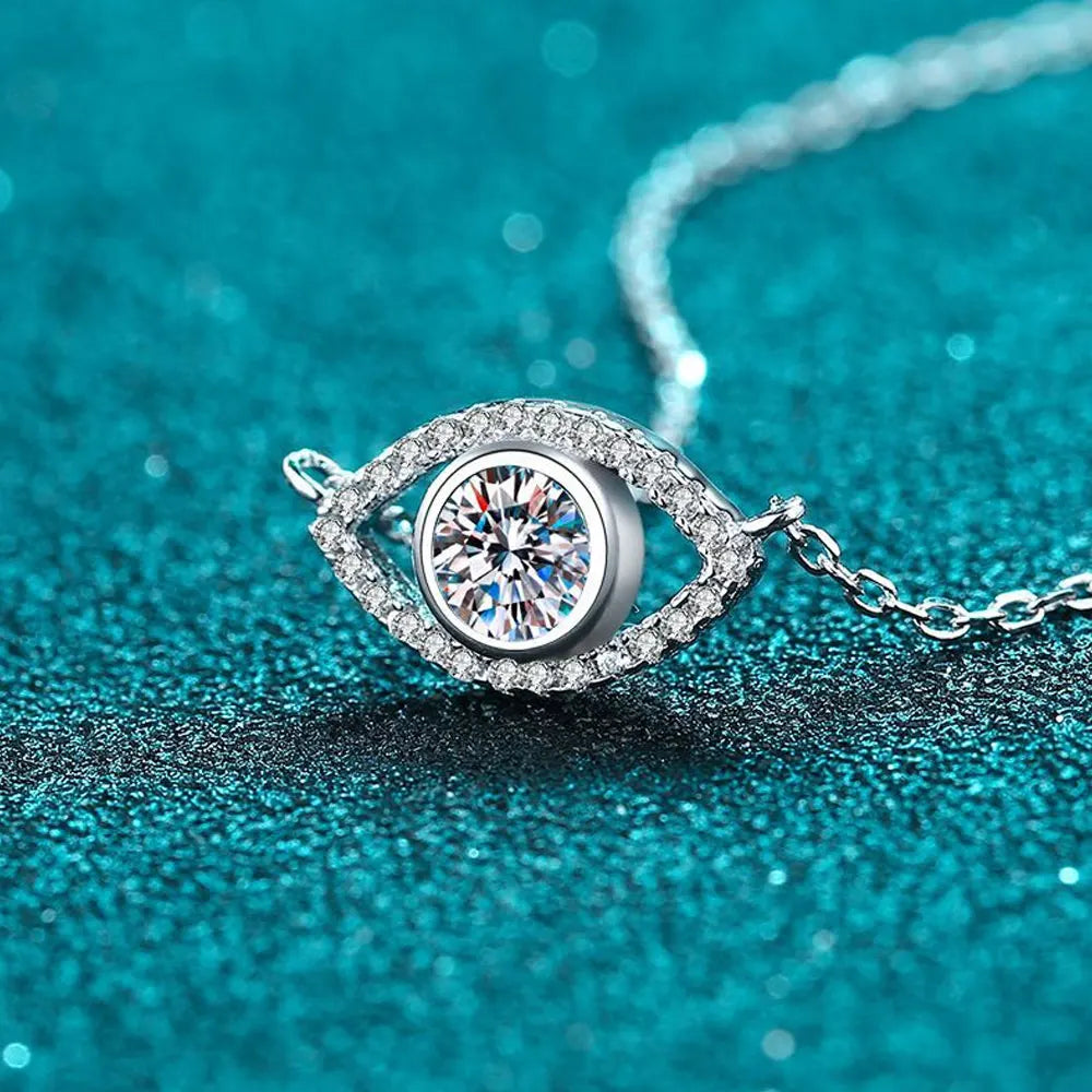 5mm D Color Moissanite Necklace Lab Diamond GRA Certified Fine Jewelry 925 Sterling Silver Necklaces Wedding for Women