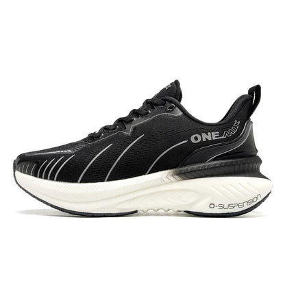 Cushioning Running Shoes For Men Suitable Heavy Runners Lace Up Sports Women Non-slip Outdoor Athletic Male Sneakers