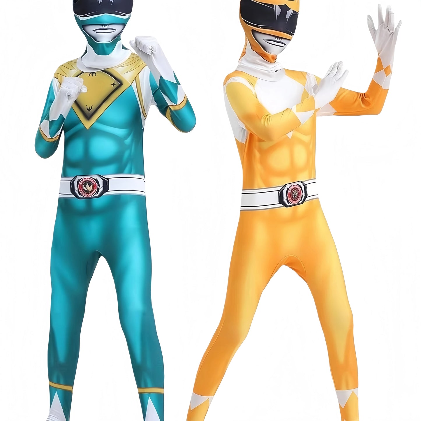 Morpher Power Superhero Cosplay Costume Kids Alpha Samurai Sentai Shinkenger Rangers Cosplay Halloween Party Jumpsuit Mask Suit