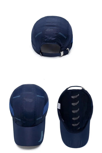 Summer New Men Hat Quick Dry Spring Summer Outdoor Sunshade Sun Hats Casual Sports Baseball Caps Sunshade Baseball Caps